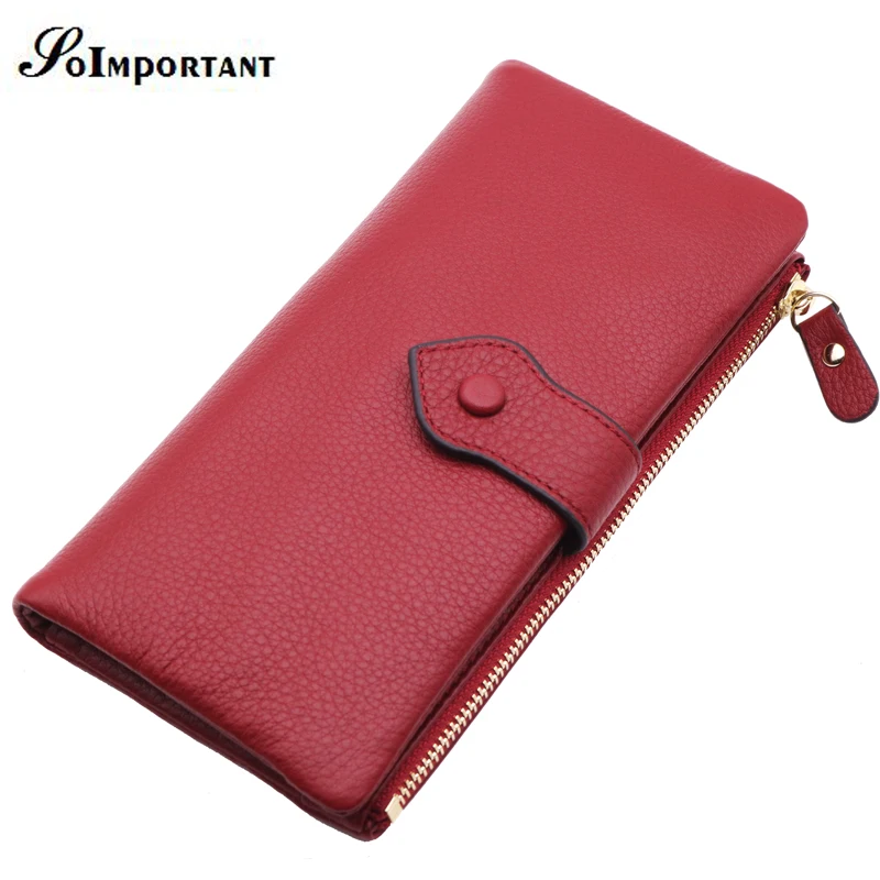New Genuine Leather Women Wallets Female Long Clutch Lady Walet Portomonee Luxury Brand Money Bag Magic Zipper Hasp Coin Purse
New Genuine Leather Women Wallets Female Long Clutch Lady Walet Portomonee Luxury Brand Money Bag Magic Zipper Hasp Coin Purse