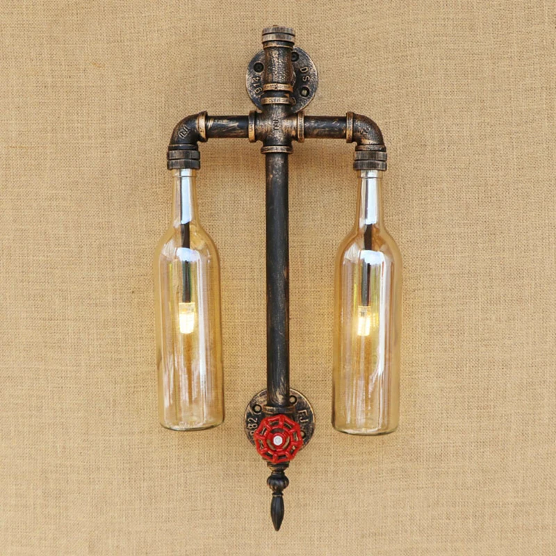 Vintage Glass shade wall lamp LOFT livingroom wall light with G4 LED lights bedroom light foyer decoration Sconce 220v
Vintage Glass shade wall lamp LOFT livingroom wall light with G4 LED lights bedroom light foyer decoration Sconce 220v