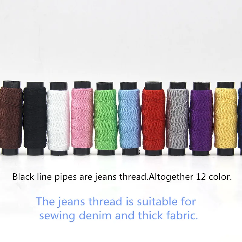 Durable Portable New 39 Mix Color Sewing Threats Needle Free Denim Thread For Home Textile DIY Handmade Machines Embroidery
Durable Portable New 39 Mix Color Sewing Threats Needle Free Denim Thread For Home Textile DIY Handmade Machines Embroidery