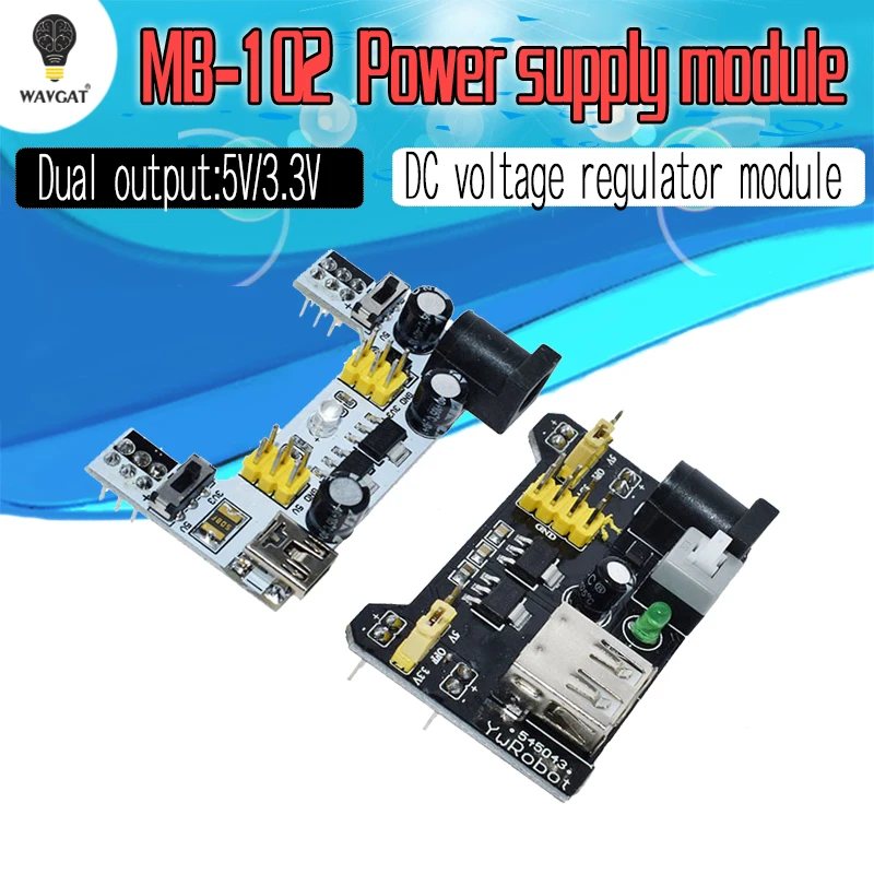 MB102 Breadboard Power Supply Module white Breadboard Dedicated Power Module 3.3V 5V MB-102 Solderless Bread Board for arduino
MB102 Breadboard Power Supply Module white Breadboard Dedicated Power Module 3.3V 5V MB-102 Solderless Bread Board for arduino