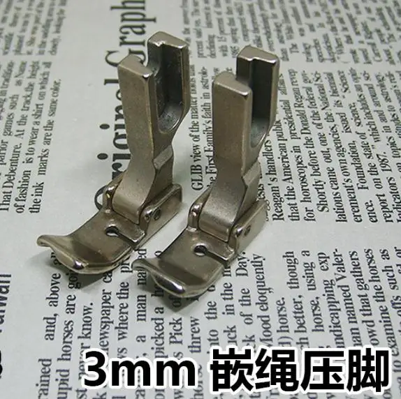 Sewing Machine Parts Industrial flat sewing machine P69HL inline rope press foot open rope press foot wrap edge rope press foot
Sewing Machine Parts Industrial flat sewing machine P69HL inline rope press foot open rope press foot wrap edge rope press foot