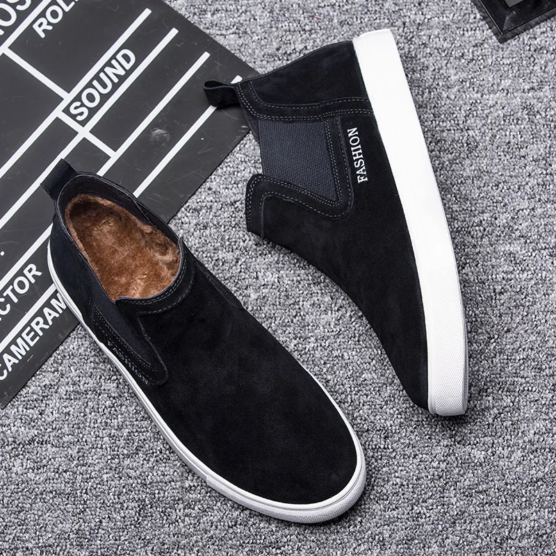 Big Size 36-48 High Top Skateboard Shoes Men Boots Fashion Suede Slip-On Comfortable Or Warm Winter Boots Men Ankle Botas Hombre
Big Size 36-48 High Top Skateboard Shoes Men Boots Fashion Suede Slip-On Comfortable Or Warm Winter Boots Men Ankle Botas Hombre
