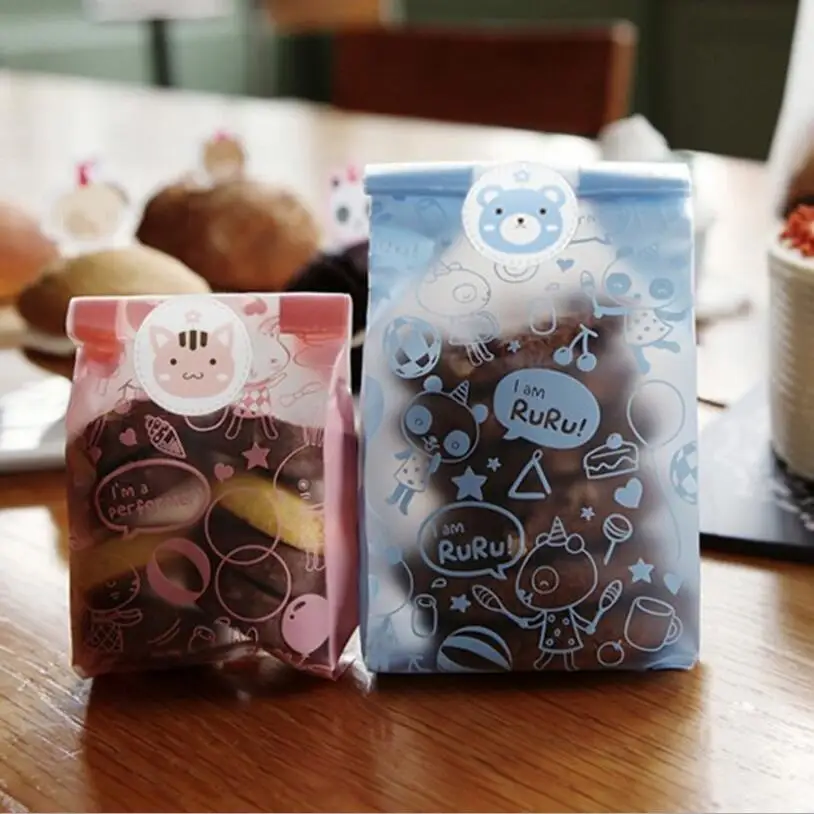 50pcs/lot Plastic Biscuit Cookie Bags Baking Packs Plastique Cute Bear Rabbit Pattern Packaging for Cookie Party decoration bag
50pcs/lot Plastic Biscuit Cookie Bags Baking Packs Plastique Cute Bear Rabbit Pattern Packaging for Cookie Party decoration bag
