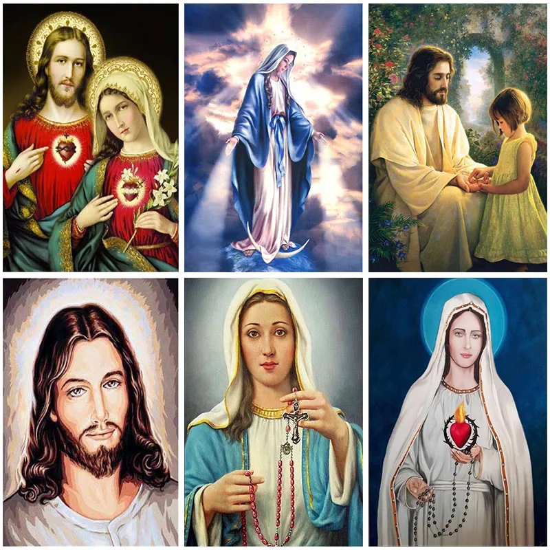 Virgin Mary Religion of Saint 5D Diamond Painting Jesus Wall Sticker Full Square Embroidery Round Drill Mosaic Cross Stitch Gift
Virgin Mary Religion of Saint 5D Diamond Painting Jesus Wall Sticker Full Square Embroidery Round Drill Mosaic Cross Stitch Gift