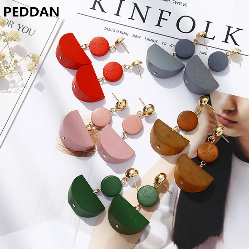 New Ladies Earrings Earrings Handmade Wood Earrings Round Ethnic Style Fashion Jewelry Pendant
New Ladies Earrings Earrings Handmade Wood Earrings Round Ethnic Style Fashion Jewelry Pendant