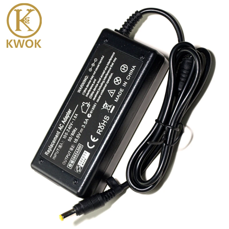 Laptop Adapter 18.5V 3.5A 4.8x1.7mm AC Charger For hp compaq Notebook Power Supply
Laptop Adapter 18.5V 3.5A 4.8x1.7mm AC Charger For hp compaq Notebook Power Supply