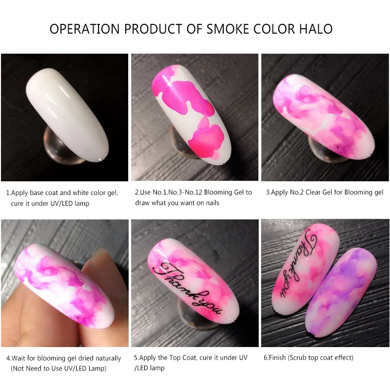 15ML Nail Blossom Blooming Nail Gel Varnish Lacquer Smoke Effect Soak off UV LED Gel Nails Art Decoration Set Manicure Tools
15ML Nail Blossom Blooming Nail Gel Varnish Lacquer Smoke Effect Soak off UV LED Gel Nails Art Decoration Set Manicure Tools