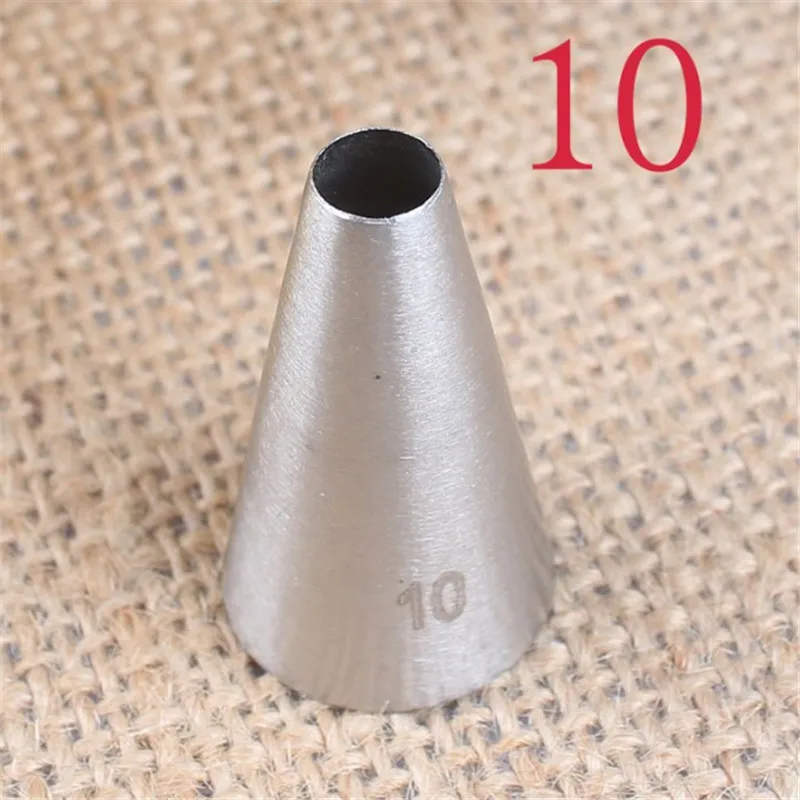 VOGVIGO #10 Round Icing Piping Nozzle Metal Stainless Steel Cake Cream Decoration Tips Cake Decorating Tools
VOGVIGO #10 Round Icing Piping Nozzle Metal Stainless Steel Cake Cream Decoration Tips Cake Decorating Tools