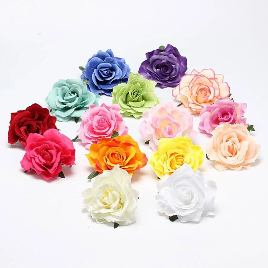 HOT Summer Flocking Cloth Red Rose Flower Hair Clip Hairpin DIY Headdress Hair Accessories For Women Bridal Wedding Decors
HOT Summer Flocking Cloth Red Rose Flower Hair Clip Hairpin DIY Headdress Hair Accessories For Women Bridal Wedding Decors