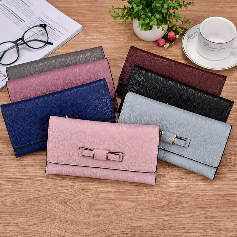 2019 Long Wallet Women Purses Fashion Litchi Coin Purse Card Holder Wallets Female Quality Clutch Money Bag PU Leather Wallet
2019 Long Wallet Women Purses Fashion Litchi Coin Purse Card Holder Wallets Female Quality Clutch Money Bag PU Leather Wallet