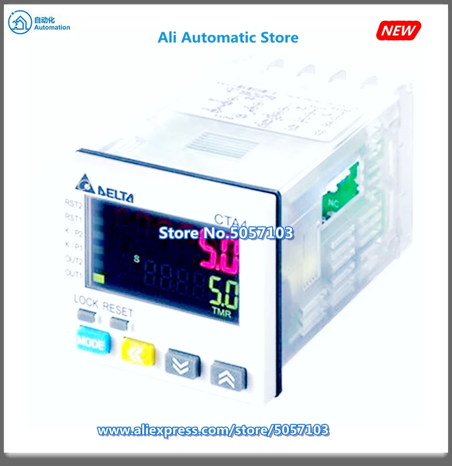 CTA4001D 48*48 The Second Output Of Timer Counter Rotator Is Transistor RS485 DC 24V New
CTA4001D 48*48 The Second Output Of Timer Counter Rotator Is Transistor RS485 DC 24V New