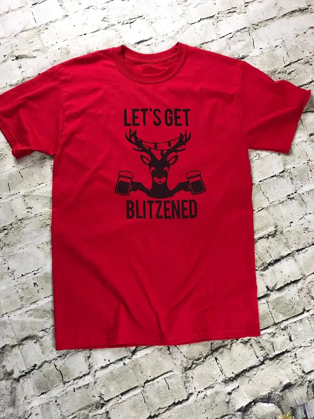 Let's get Blitzened unisex Tshirt Christmas Drinking Red Holiday funny reindeer graphic cute aesthetic shirt tumblr party tees
Let's get Blitzened unisex Tshirt Christmas Drinking Red Holiday funny reindeer graphic cute aesthetic shirt tumblr party tees