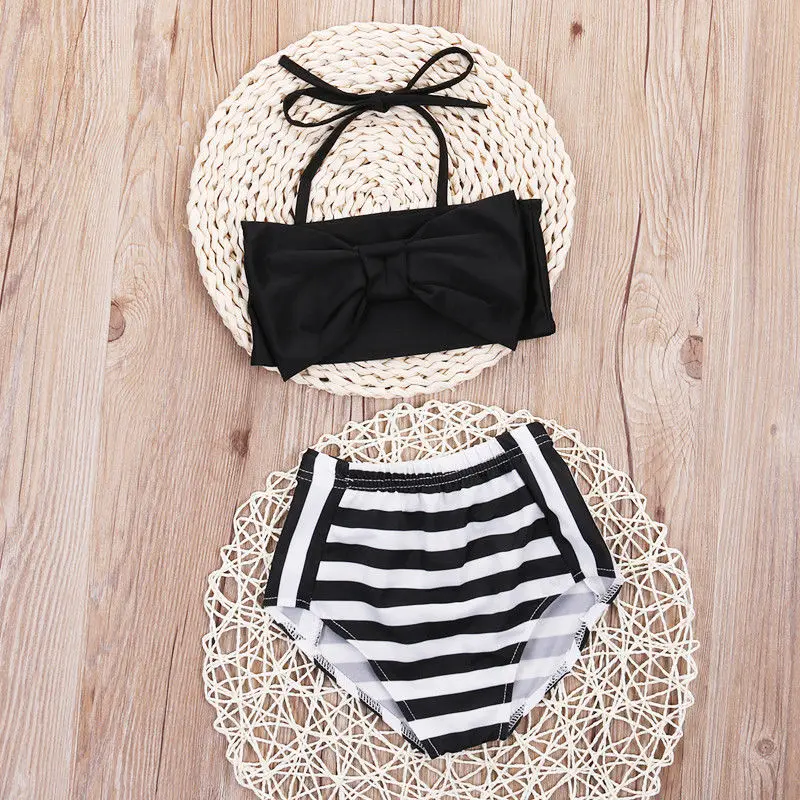 Cute Baby Kids Girl Striped Bandage Bow High Waist Bikini Set Swimwear Swimsuit Bathing Suit Swimming
Cute Baby Kids Girl Striped Bandage Bow High Waist Bikini Set Swimwear Swimsuit Bathing Suit Swimming