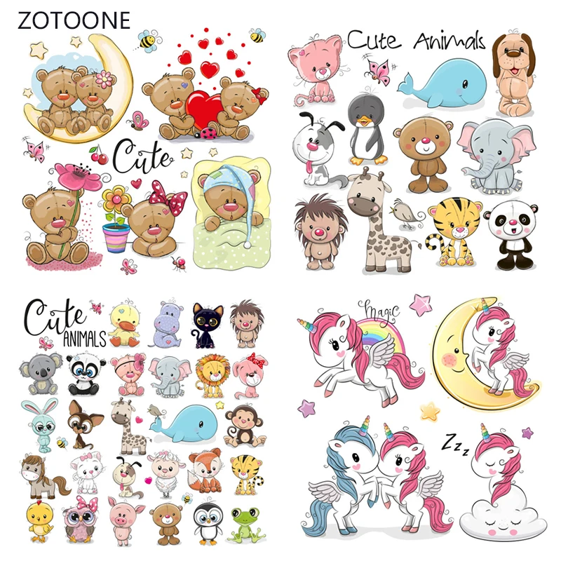 ZOTOONE Animal Stripes Iron on Transfer Patches on Clothing Diy Patch Heat Transfer for Clothes Decoration Sticker for Kids G
ZOTOONE Animal Stripes Iron on Transfer Patches on Clothing Diy Patch Heat Transfer for Clothes Decoration Sticker for Kids G