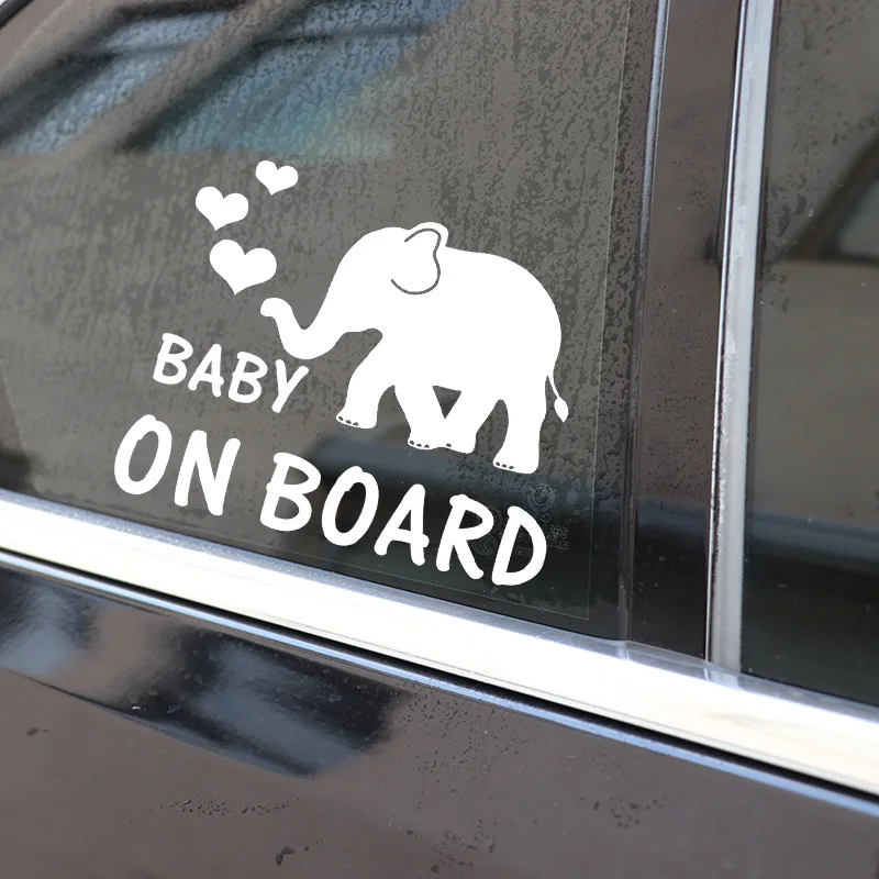 YJZT 17.8X14.4CM BABY ON BOARD Lovely Animal Car Window Bumper Stickers Personality Vinyl Decals C25-0210
YJZT 17.8X14.4CM BABY ON BOARD Lovely Animal Car Window Bumper Stickers Personality Vinyl Decals C25-0210