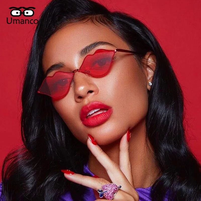 Umanco 2019 New Sexy Lip Shape Hot Sunglasses For Women Occident Fashion Design Brand Alloy Frame Acrylic Lens Personality Gifts
Umanco 2019 New Sexy Lip Shape Hot Sunglasses For Women Occident Fashion Design Brand Alloy Frame Acrylic Lens Personality Gifts