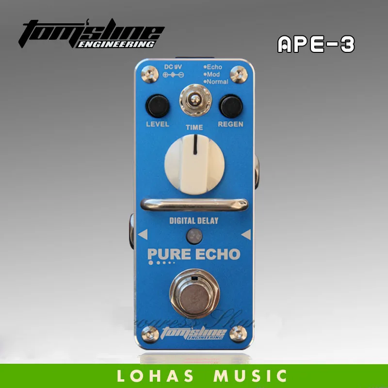 Горячая продажа TOM'SLINE APE-3 чистый эхо Цифровая Задержка/гитарные эффекты педаль мини аналоговый эффект истинный обход
Горячая продажа TOM'SLINE APE-3 чистый эхо Цифровая Задержка/гитарные эффекты педаль мини аналоговый эффект истинный обход
