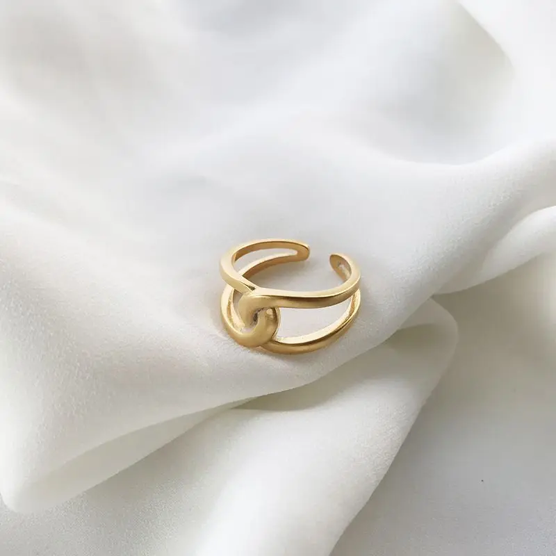 Silvology 925 Sterling Silver Matte Gold Weave Rings Elegant Minimalist Korea Japan Style Rings for Women Workplace Jewelry Gift
Silvology 925 Sterling Silver Matte Gold Weave Rings Elegant Minimalist Korea Japan Style Rings for Women Workplace Jewelry Gift