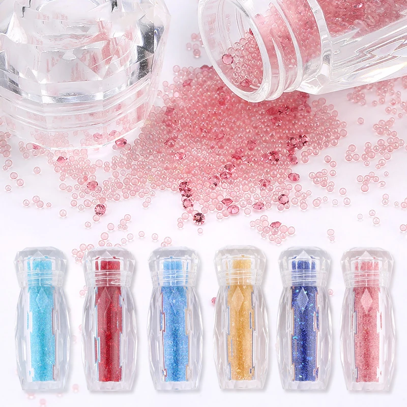 Nails Beads Jewelry Mini Micro Beaded for Nails Art 3D Decorations 1 Bottle Multicolor Crystal Glass Rhinestones for Women Girl
Nails Beads Jewelry Mini Micro Beaded for Nails Art 3D Decorations 1 Bottle Multicolor Crystal Glass Rhinestones for Women Girl