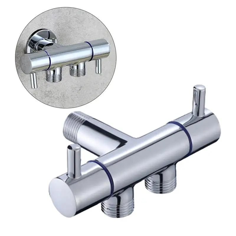 Diverter Valve 3 Way Water Separator Shower Angle Valve Bathroom Shower Faucet Tee Connector Double Switch Water Tap T-Adapter
Diverter Valve 3 Way Water Separator Shower Angle Valve Bathroom Shower Faucet Tee Connector Double Switch Water Tap T-Adapter