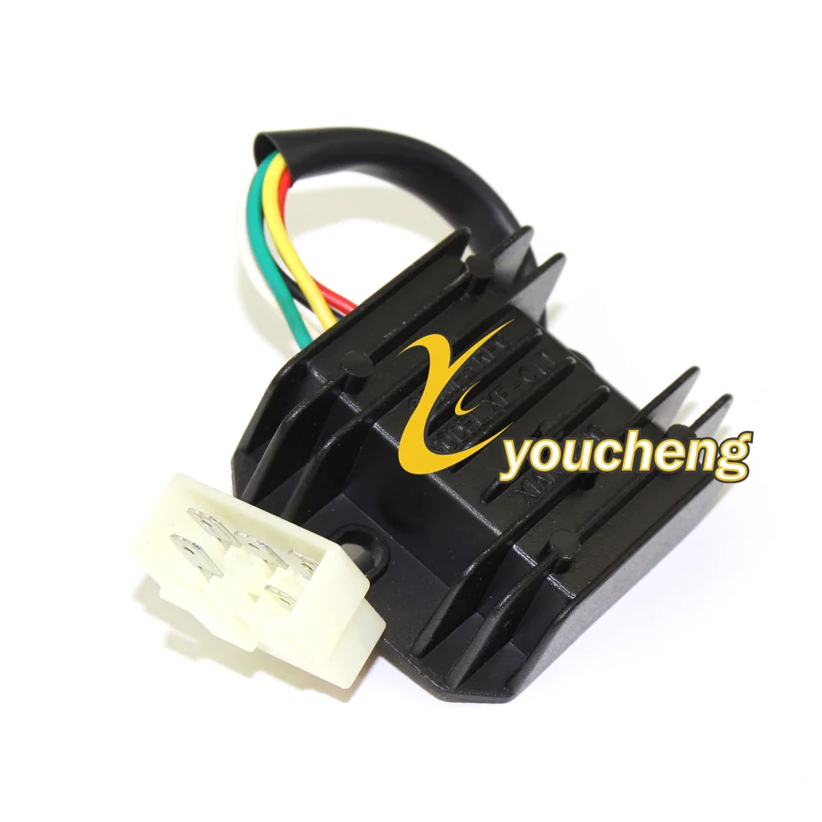 XF регулятор напряжения Выпрямитель GY6 125cc 150cc 152QMI 15QMJ Скутер мопед ATV Go-Kart 1 вилка 5 проводов WYQ-GY6XF5X
XF регулятор напряжения Выпрямитель GY6 125cc 150cc 152QMI 15QMJ Скутер мопед ATV Go-Kart 1 вилка 5 проводов WYQ-GY6XF5X