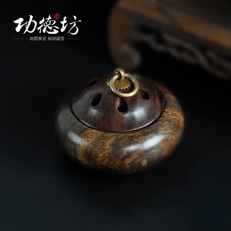 Copper ring round black Zi Mu new Fragrant incense boxes antique incense burner insert hollow best selling Buddhist supplies
Copper ring round black Zi Mu new Fragrant incense boxes antique incense burner insert hollow best selling Buddhist supplies
