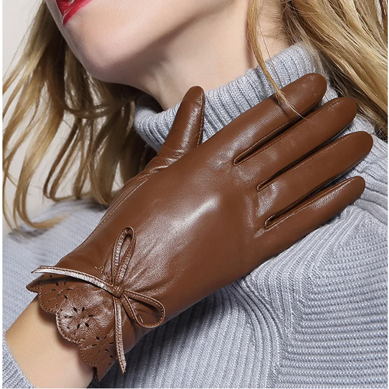 Women Hot Short Leather Gloves Sheepskin Gloves Women'S Winter Thick Warm MLZ011-5
Women Hot Short Leather Gloves Sheepskin Gloves Women'S Winter Thick Warm MLZ011-5