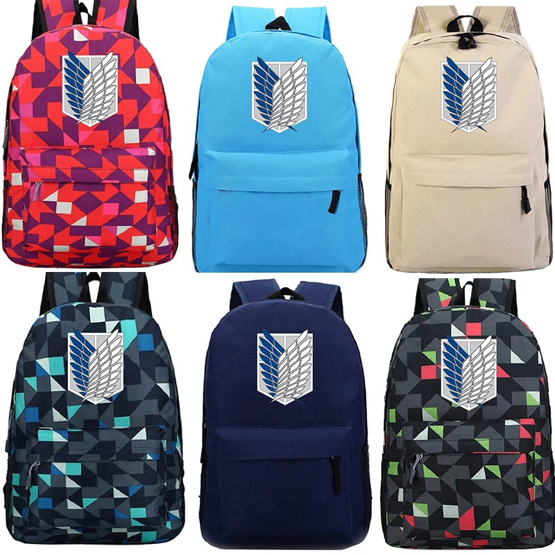 Attack on Titan Students Boys Girls School Surprise Gift Bags Popular Pattern Beautiful Rucksack Travel Shoulder Backpack
Attack on Titan Students Boys Girls School Surprise Gift Bags Popular Pattern Beautiful Rucksack Travel Shoulder Backpack