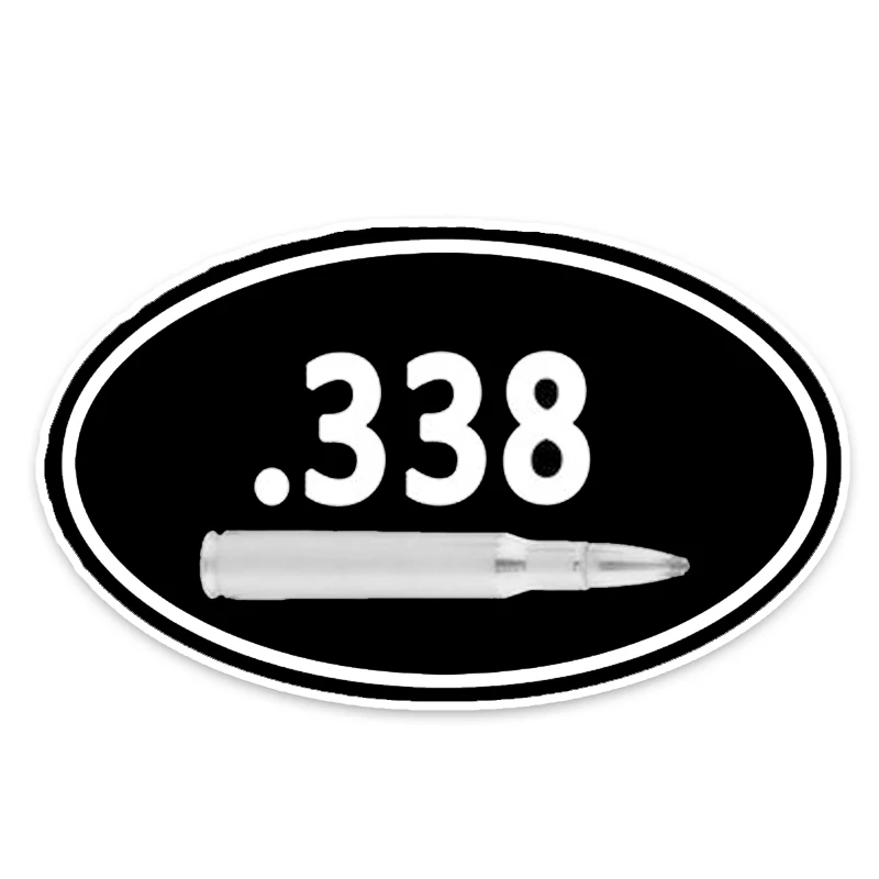 YJZT 14.5CM*8.6CM Personality High Quality .338 Ammo Decals PVC Car Stickers 5-0070
YJZT 14.5CM*8.6CM Personality High Quality .338 Ammo Decals PVC Car Stickers 5-0070