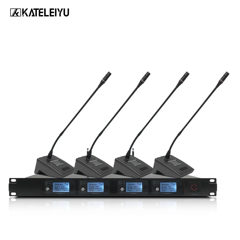 wireless microphone system meeting room gooseneck microphone for business conference lectures 4 channel conference microphone
wireless microphone system meeting room gooseneck microphone for business conference lectures 4 channel conference microphone