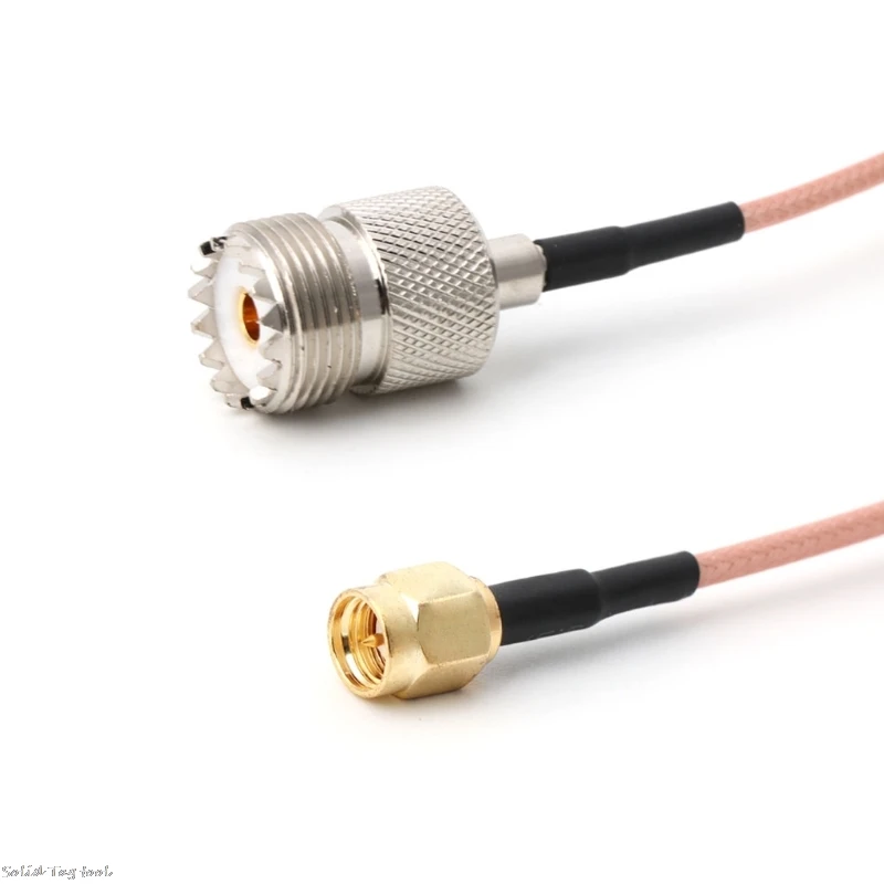 Соединительный кабель RG316 зажим для кабеля Pigtail UHF SO239 Female PL259 к SMA Male Plug обжимной