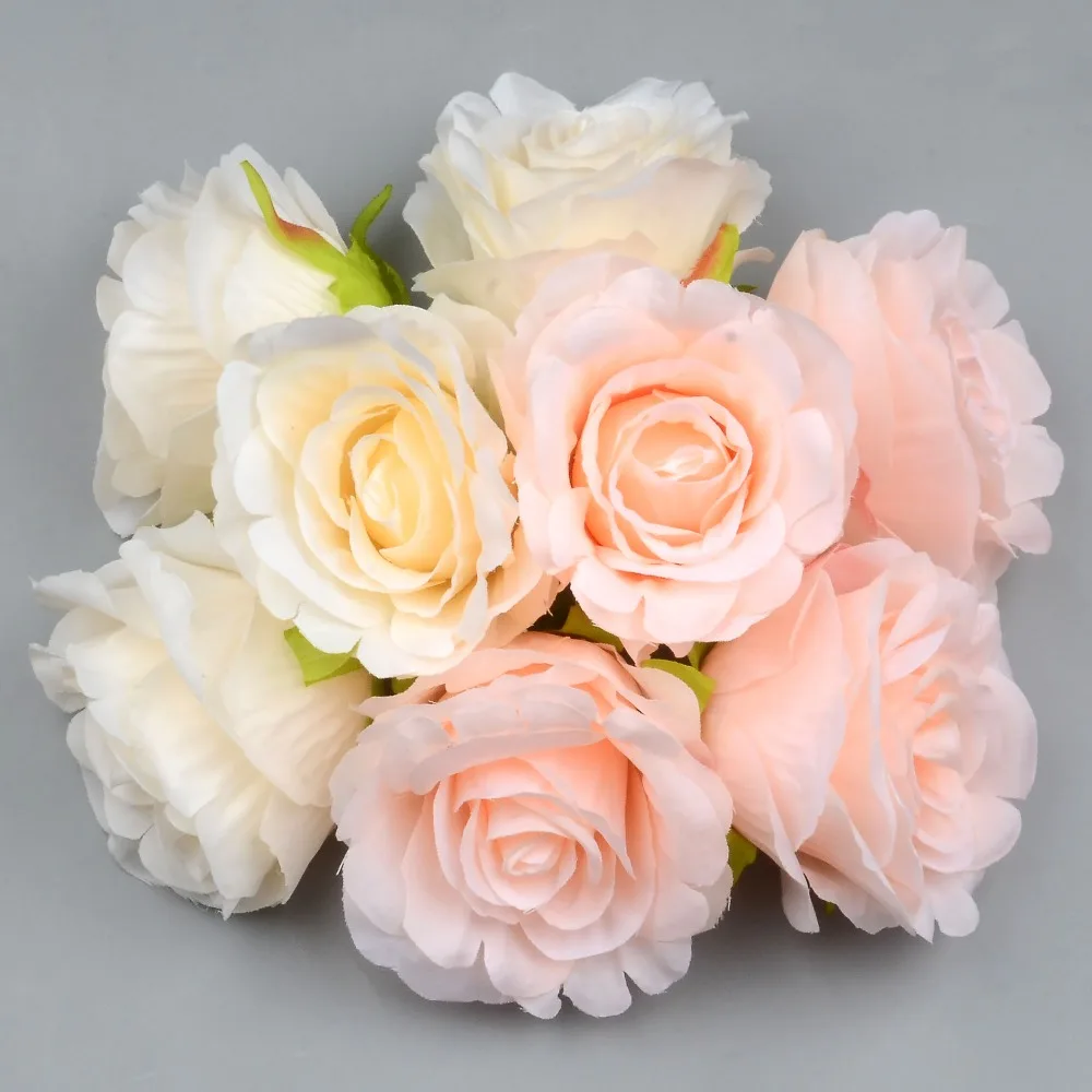 30pcs Silk Blooming pink White Roses Artificial Flower Head For Wedding Decoration DIY Wreath Gift Scrapbooking Big Craft Flower
30pcs Silk Blooming pink White Roses Artificial Flower Head For Wedding Decoration DIY Wreath Gift Scrapbooking Big Craft Flower