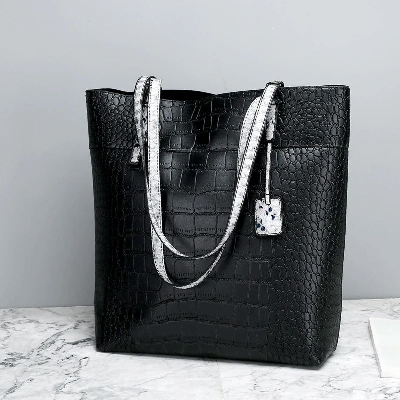 2019 Fashion Women leather Handbag Design Brief Stone Pattern Shoulder Bags Black Large Capacity Luxury Daily Casual Tote Bags
2019 Fashion Women leather Handbag Design Brief Stone Pattern Shoulder Bags Black Large Capacity Luxury Daily Casual Tote Bags