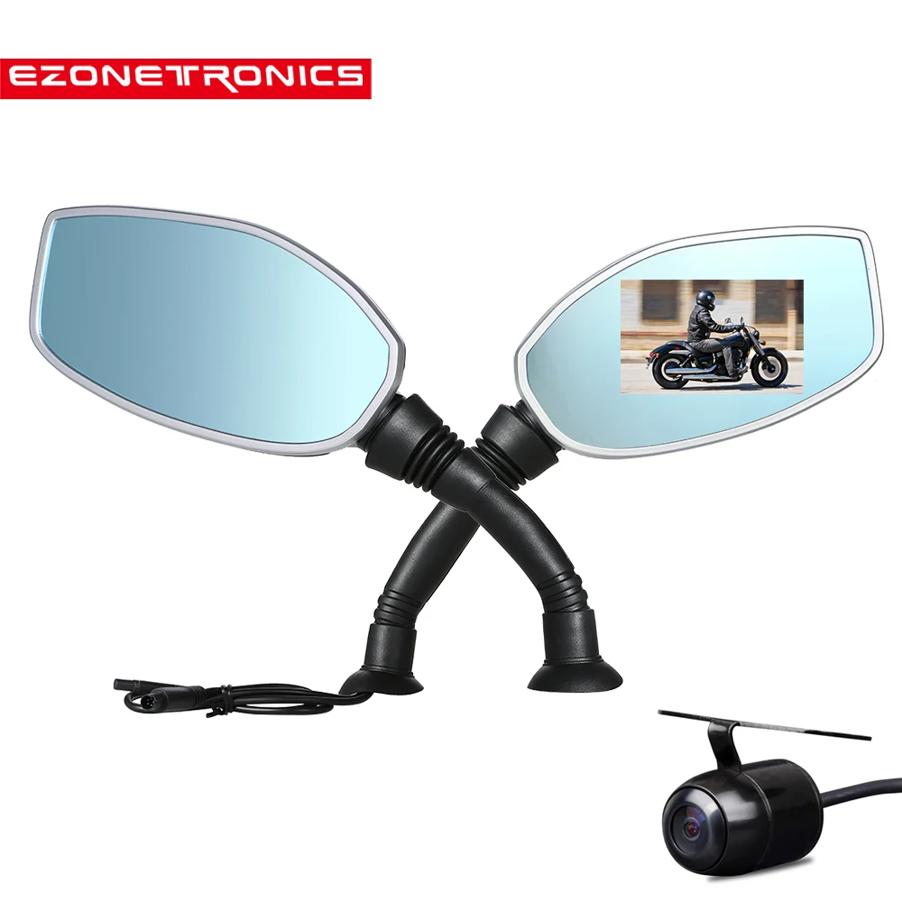 Motorcycle Dvr With Tow Cameras Rear View Mirror Auto Digital Video Recorder Dash Cam Camera registrator for Motorcycle
Motorcycle Dvr With Tow Cameras Rear View Mirror Auto Digital Video Recorder Dash Cam Camera registrator for Motorcycle