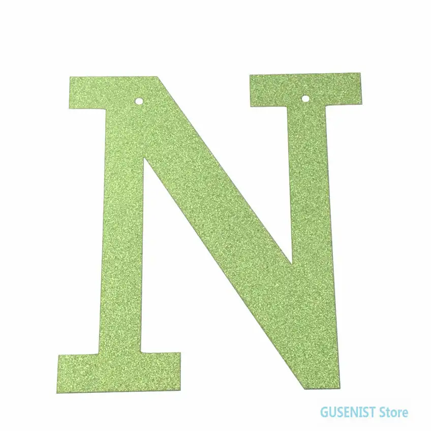 1pcs 13cm green Personalized Glitter Letter Banner DIY Hanging String Garlands Wedding Birthday Party Favors
1pcs 13cm green Personalized Glitter Letter Banner DIY Hanging String Garlands Wedding Birthday Party Favors