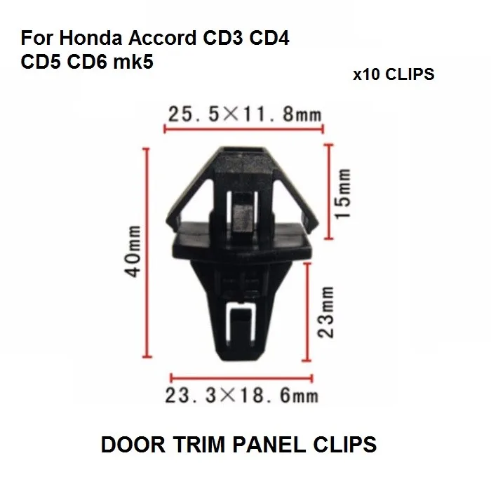 Автомобильный Стайлинг 10x 94-97 для Honda Accord CD3 CD4 CD5 CD6 mk5 решетка радиатора передний