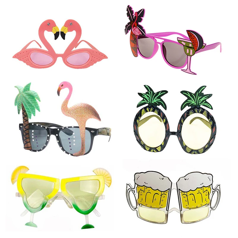 Hawaii Novelty Pink Flamingo Sunglasses Tropical Goggles Pineapple Hen Party Supplies Glasses Carnival Beach Party Decoration
Hawaii Novelty Pink Flamingo Sunglasses Tropical Goggles Pineapple Hen Party Supplies Glasses Carnival Beach Party Decoration
