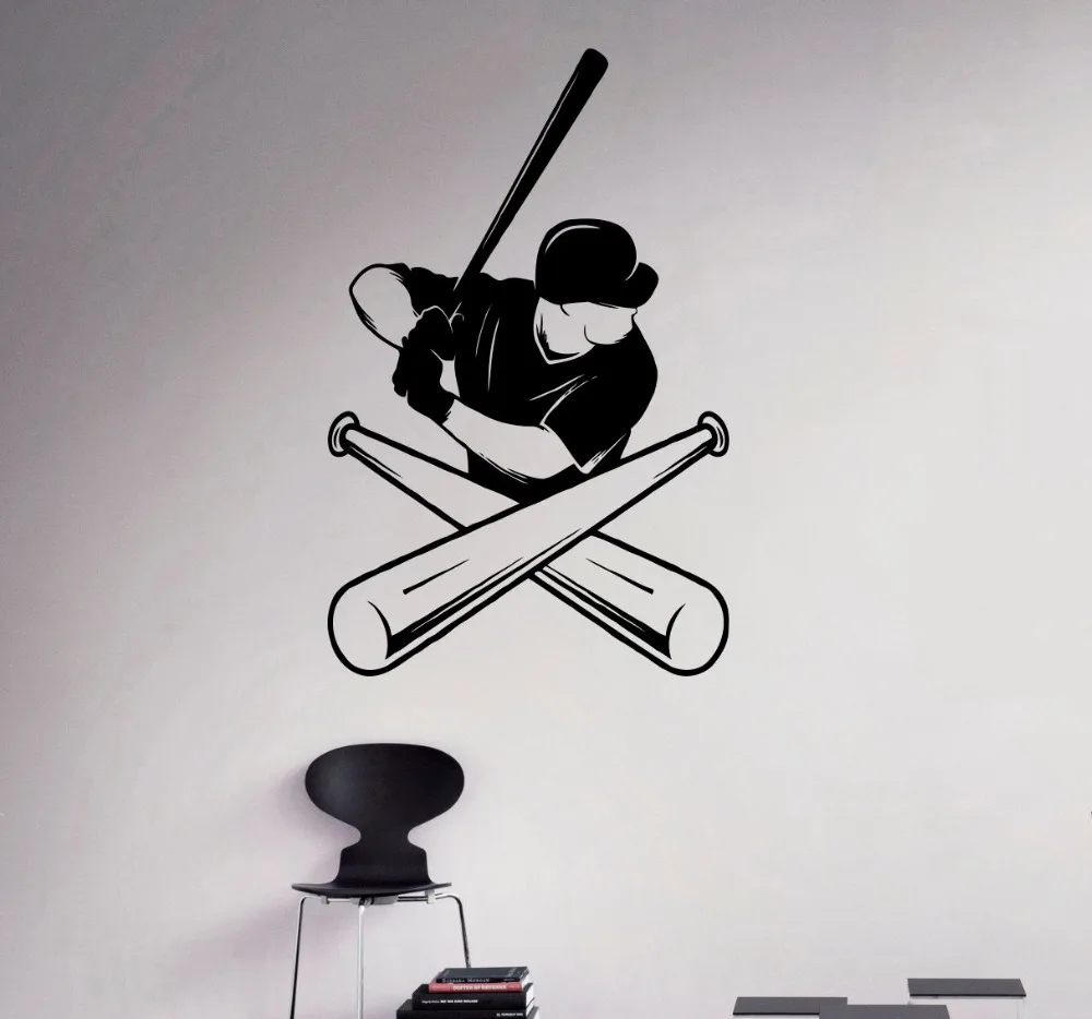 Art Baseball Player Vinyl Decal Baseball Batter Wall Vinyl Sticker Sport Home Wall Bedroom living Room Decor Mural NY-139
Art Baseball Player Vinyl Decal Baseball Batter Wall Vinyl Sticker Sport Home Wall Bedroom living Room Decor Mural NY-139
