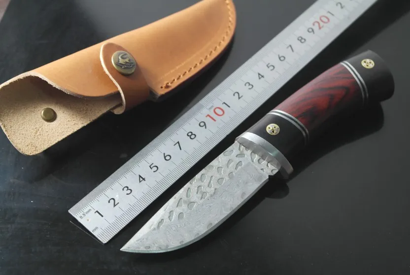 High quality Damascus steel forged straight knife hunting high hardness outdoor self-defense knife tactical army Survival knife
High quality Damascus steel forged straight knife hunting high hardness outdoor self-defense knife tactical army Survival knife