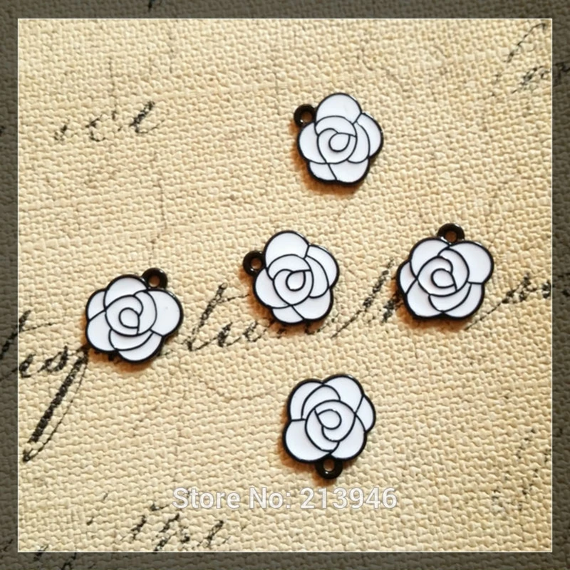 15MM 40Pcs White Flower Style Glazing Beads Alloy Pendants Jewelry Pendants
15MM 40Pcs White Flower Style Glazing Beads Alloy Pendants Jewelry Pendants