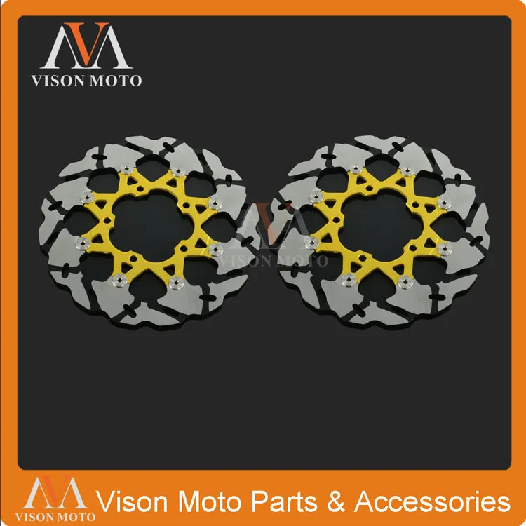 Motorcycle 2PCS Front Floating Brake Disc Rotor For Suzuki GSXR600 GSXR750 2006 2007 GSXR1000 2005 2006 2007 2008
Motorcycle 2PCS Front Floating Brake Disc Rotor For Suzuki GSXR600 GSXR750 2006 2007 GSXR1000 2005 2006 2007 2008