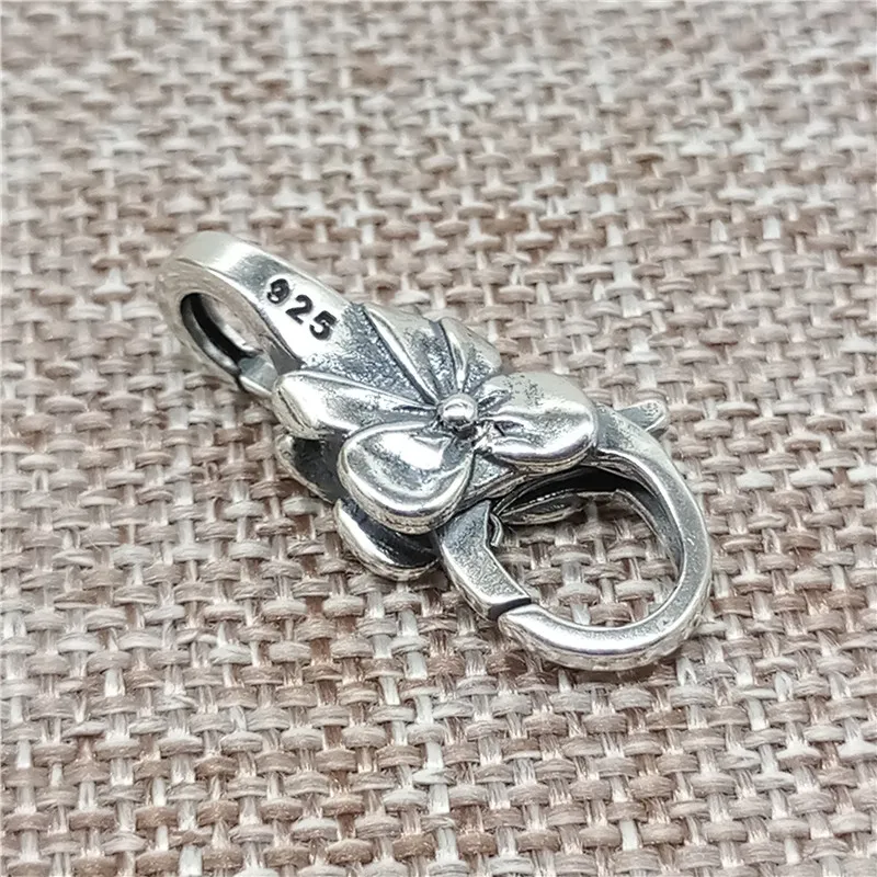 Застежка-бант из серебра 925 пробы для браслета ожерелья | Украшения и аксессуары
