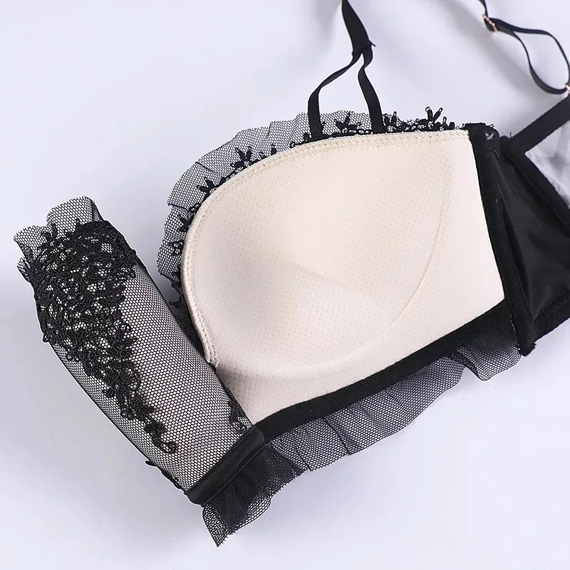 Sexy Lace Bra Sets Women Push Up Seamless Embroidery Bralette Wireless Breathable Underwear Lingerie Female Set
Sexy Lace Bra Sets Women Push Up Seamless Embroidery Bralette Wireless Breathable Underwear Lingerie Female Set