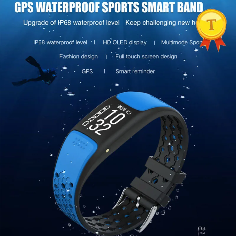 2018 real ip68 swimming mode GPS wristband Waterproof fitness band tracker sport smart wristband women man bracelet smartband
2018 real ip68 swimming mode GPS wristband Waterproof fitness band tracker sport smart wristband women man bracelet smartband