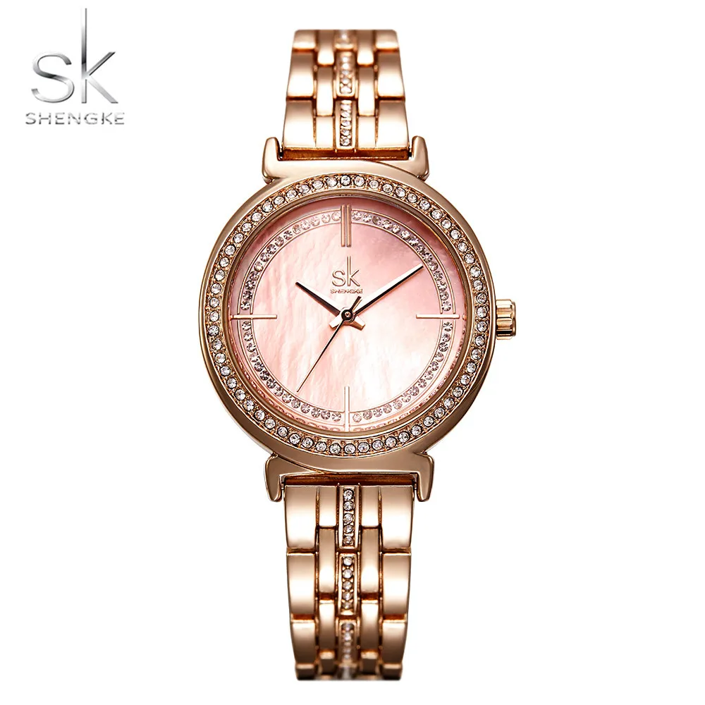 Shengke 0092 Brand Luxury Ladies Watches Charm Crystal Rose Gold Stainless Steel Waterproof Quartz Women Bracelet Watch Relojes
Shengke 0092 Brand Luxury Ladies Watches Charm Crystal Rose Gold Stainless Steel Waterproof Quartz Women Bracelet Watch Relojes