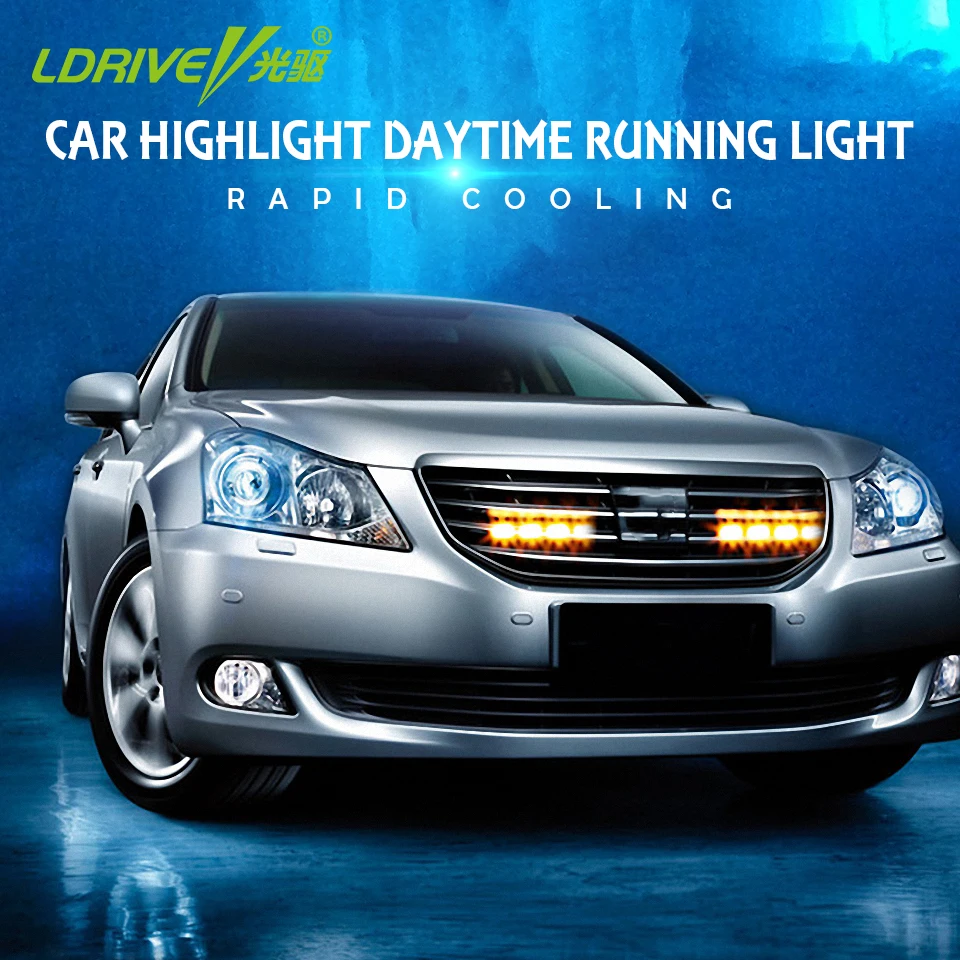 2Pieces Car LED Daytime Running Lights Fog Lamp 12V 3 LED Day fog Light DRL Waterproof Universal for bmw toyota ultra bright DRL
2Pieces Car LED Daytime Running Lights Fog Lamp 12V 3 LED Day fog Light DRL Waterproof Universal for bmw toyota ultra bright DRL