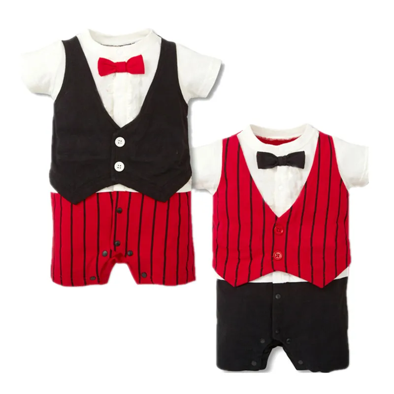 2019 Direct Selling Baby Rompers Summer Kids Clothing Set Cotton Gentleman Costume Striped Infant Jumpsuit Newborn Boys Clothes
2019 Direct Selling Baby Rompers Summer Kids Clothing Set Cotton Gentleman Costume Striped Infant Jumpsuit Newborn Boys Clothes