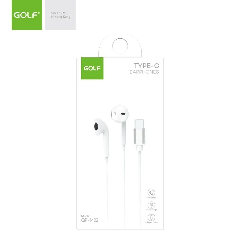 Golf M22 наушники usb type-C Fresh Edition гарнитура с mi c для Xiaomi 6/8 huawei | Электроника