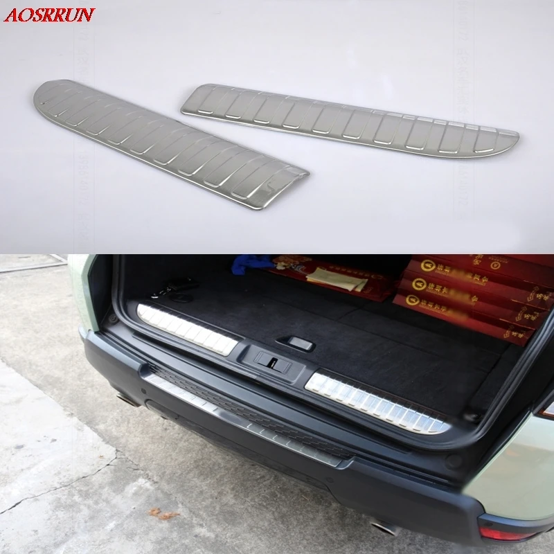 Stainless Steel Rear Bumper Trunk Guard Door Sill Plate covers For Land Rover Range Rover Sport 2014 2015 2016 Car Accessories
Stainless Steel Rear Bumper Trunk Guard Door Sill Plate covers For Land Rover Range Rover Sport 2014 2015 2016 Car Accessories