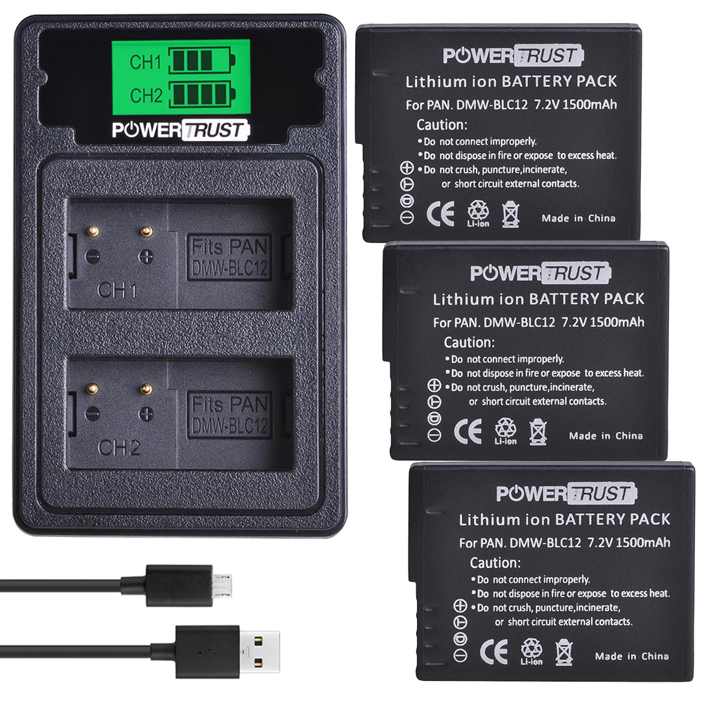 3PC DMW-BLC12 DMW-BLC12E Battery+LCD Dual Charger with Built-in Cable for Panasonic DMW-BLC12E DMW-BLC12PP FZ200 FZ1000 DMC-G5
3PC DMW-BLC12 DMW-BLC12E Battery+LCD Dual Charger with Built-in Cable for Panasonic DMW-BLC12E DMW-BLC12PP FZ200 FZ1000 DMC-G5